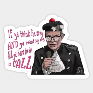 So I Married An Axe Murderer: Bagpipe Karaoke Sticker